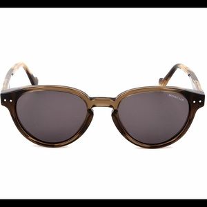 Moncler // Unisex ML0012-45A Sunglasses // Shiny Light Brown